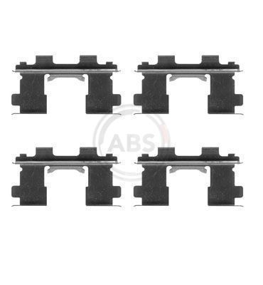 A.B.S. 1253Q Priedų komplektas, diskinių stabdžių trinkelės