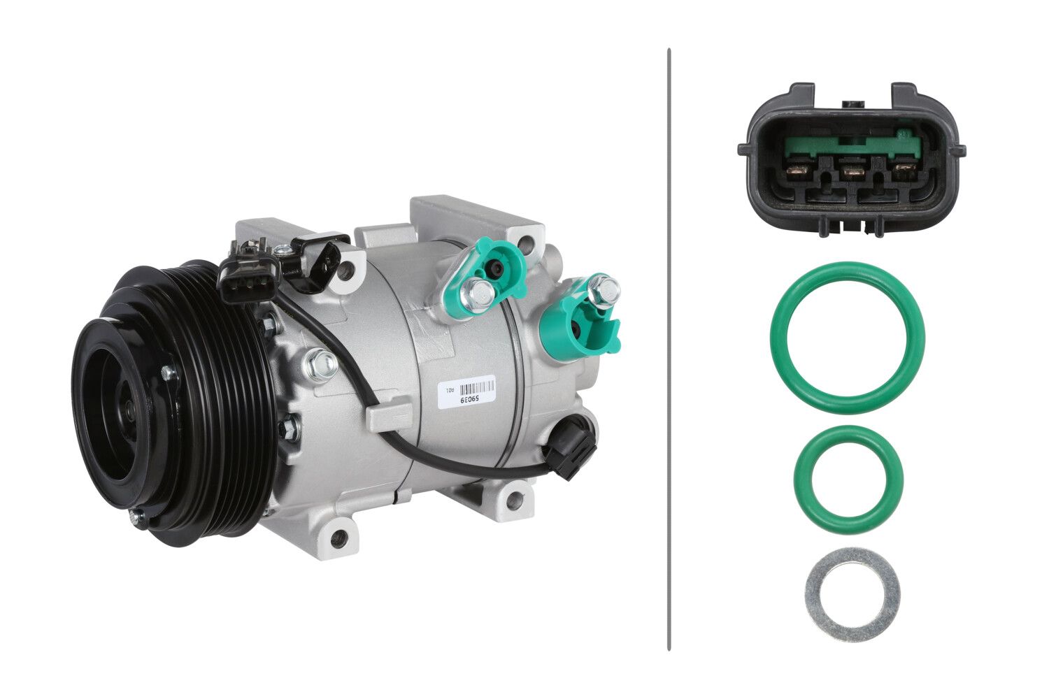 HELLA 8FK 366 201-771 Compressor, air conditioning