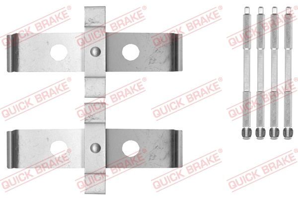 QUICK BRAKE 109-1876 Accessory kit, disc brake pad