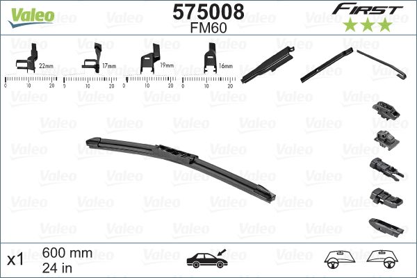 VALEO 575008 Wiper blade
