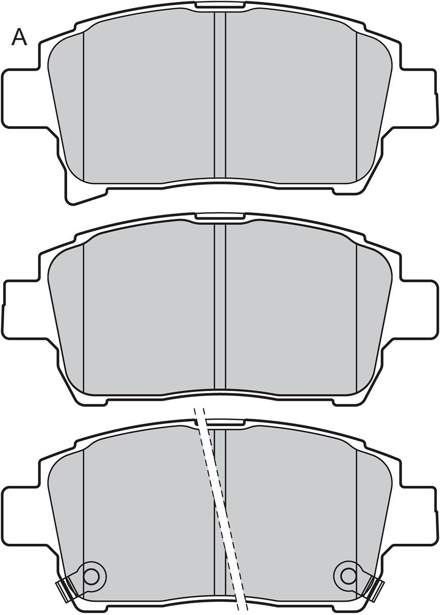 Brake Pad Set, disc brake-1