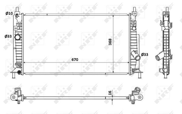 Radiator, engine cooling-4