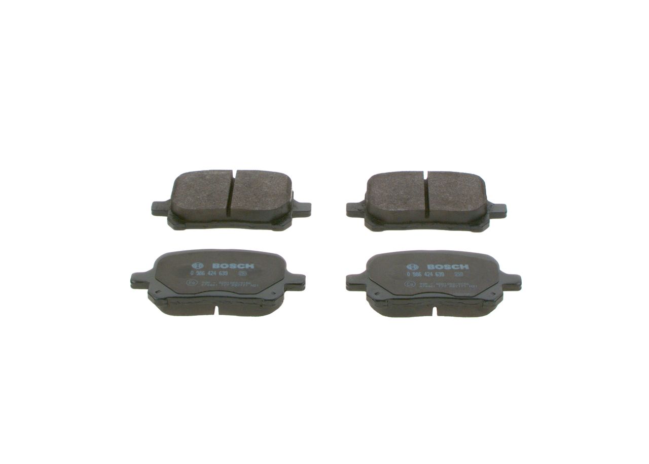 BOSCH 0 986 424 639 Brake pad set, disc brake
