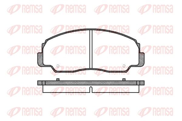 REMSA 0178.20 Brake pad set, disc brake