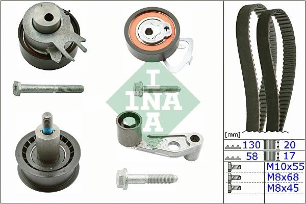 SCHAEFFLER INA 530 0360 10 Timing belt kit
