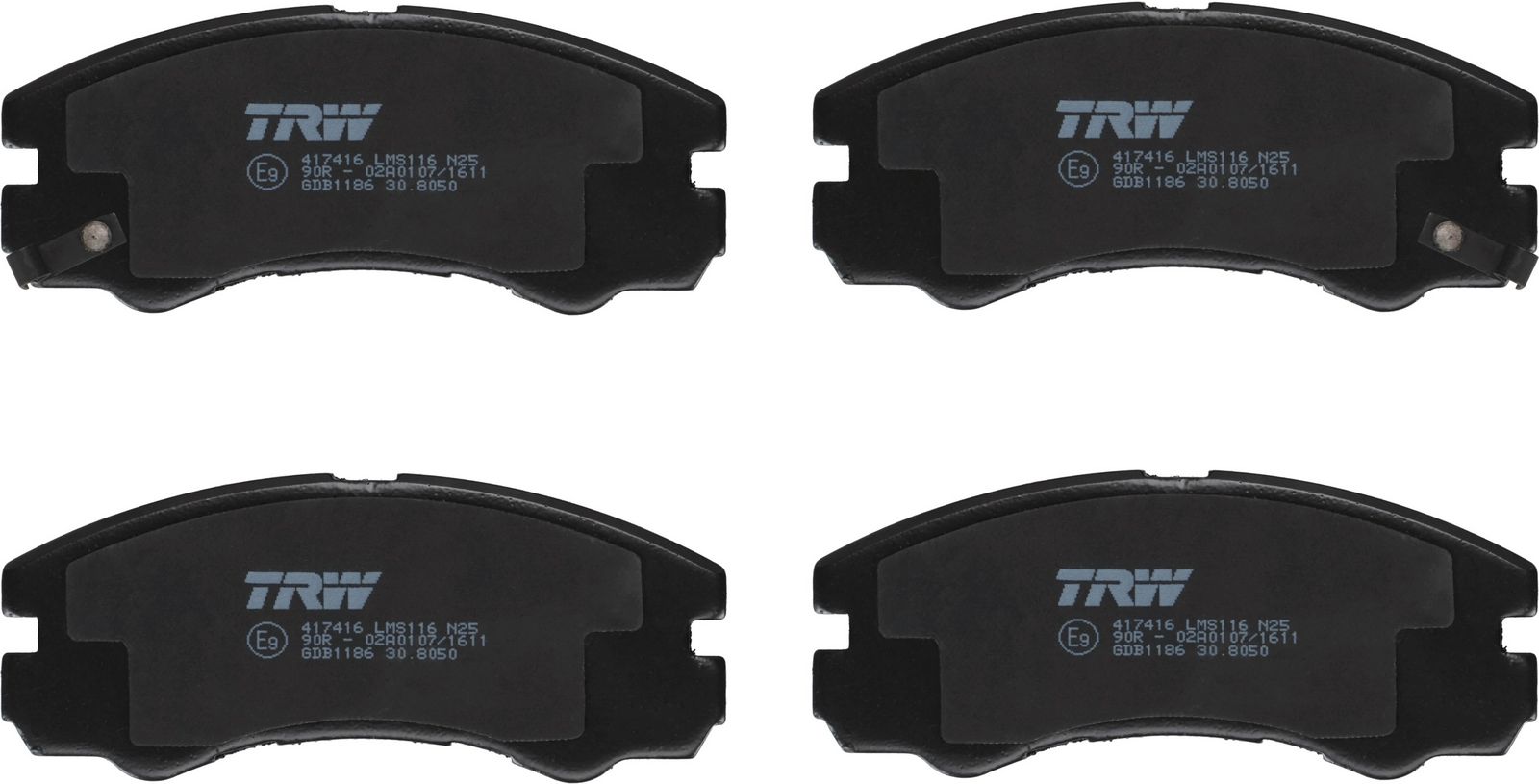 TRW GDB1186 Brake pad set, disc brake