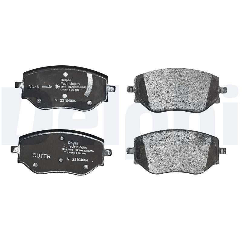 DELPHI LP3644 Brake pad set, disc brake