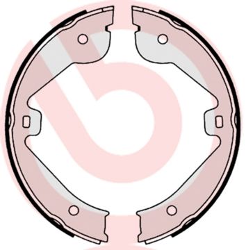 BREMBO S 85 536 Brake shoe set, parking brake