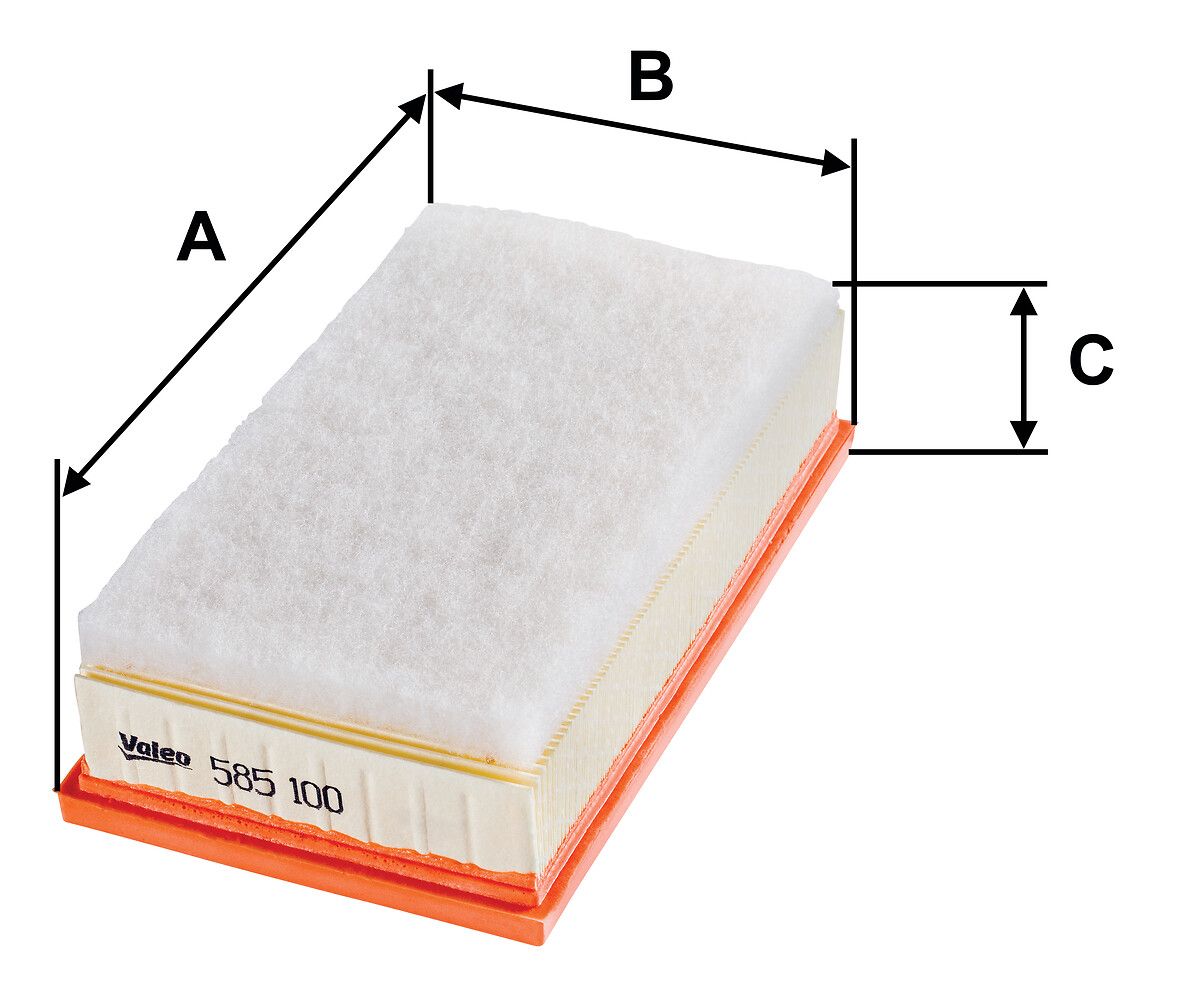 VALEO 585100 Oro filtras