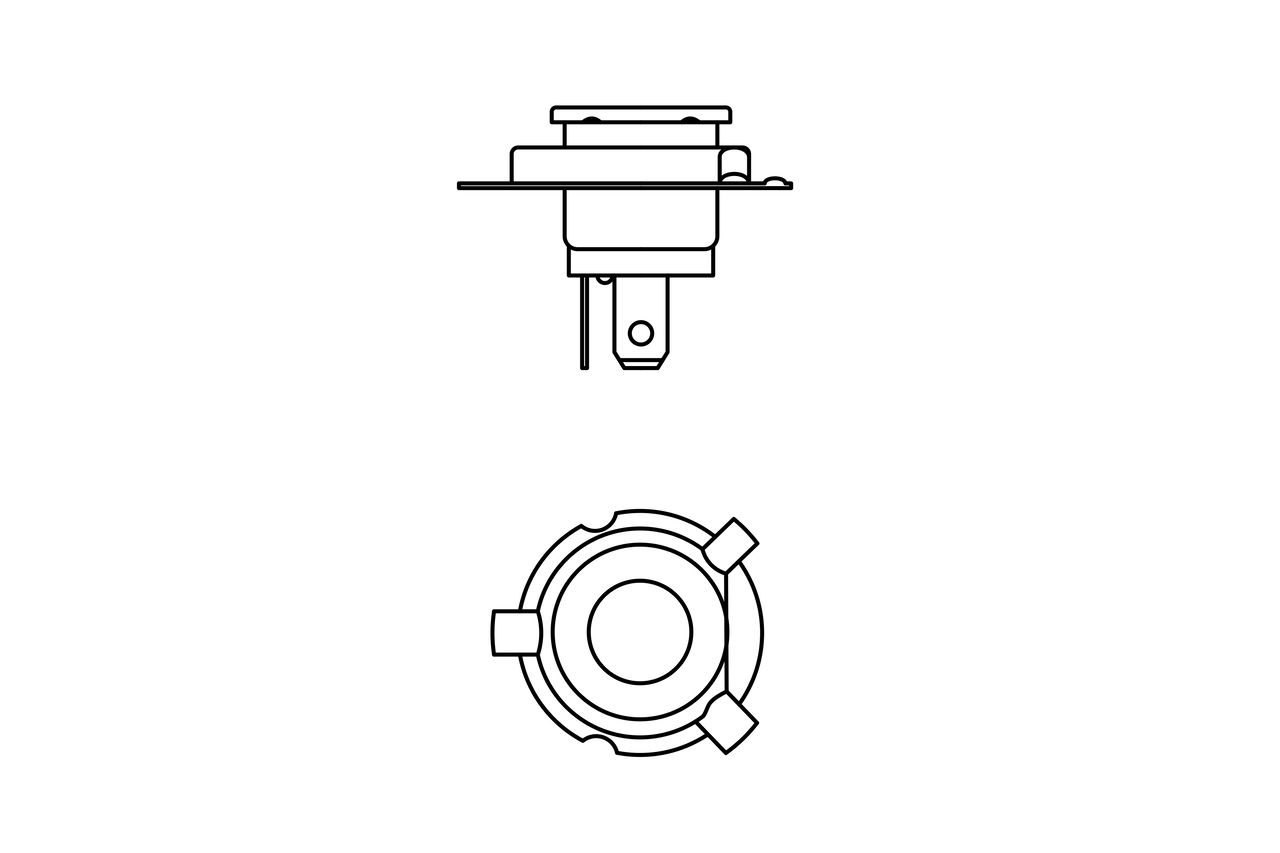 Bulb, high beam headlight-6