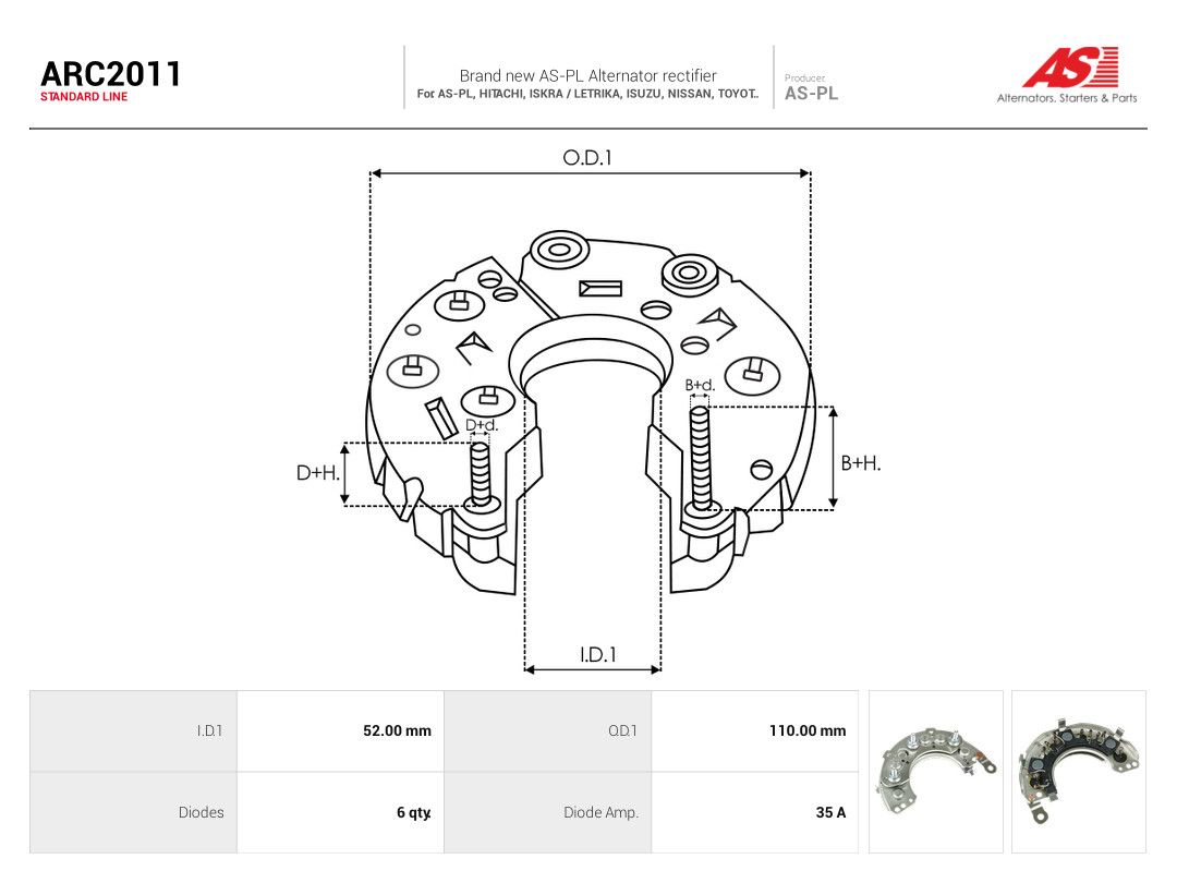 Rectifier, alternator-2