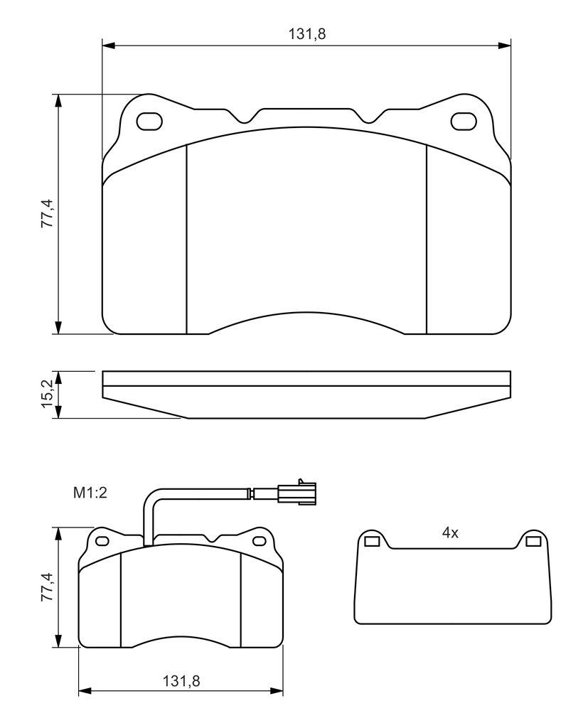 Brake Pad Set, disc brake-6