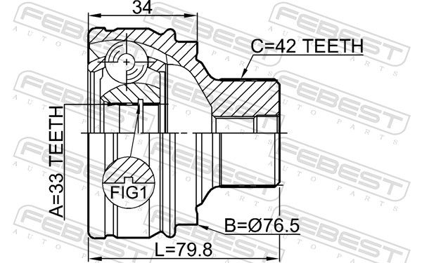 Joint Kit, drive shaft-1