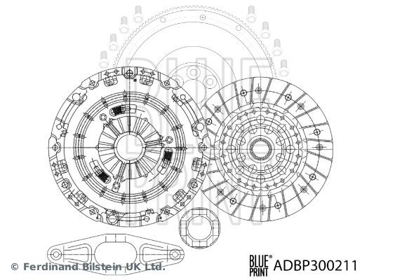 BLUE PRINT ADBP300211 Clutch kit