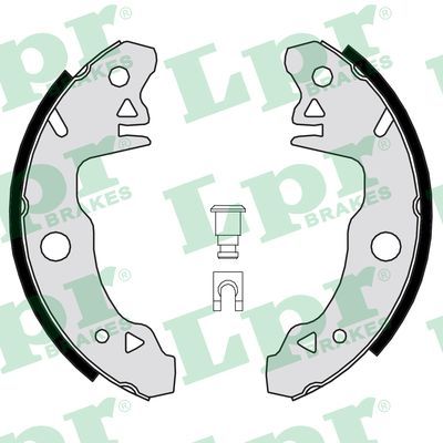 LPR 00510 Brake shoe set