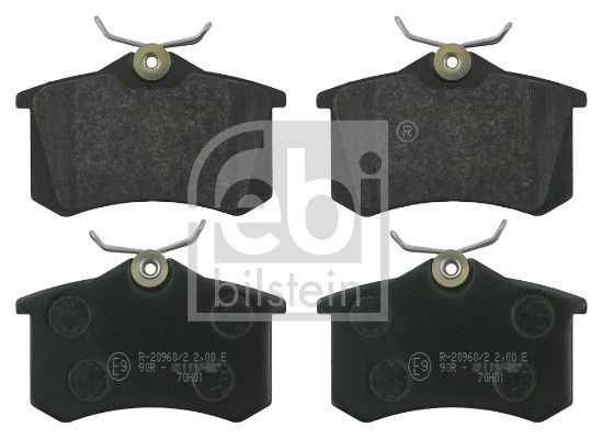 FEBI BILSTEIN 16146 Stabdžių trinkelių rinkinys, diskinis stabdys