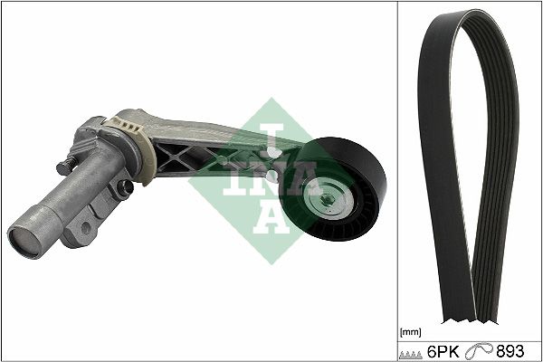 SCHAEFFLER INA 529 0503 10 V-ribbed belt set