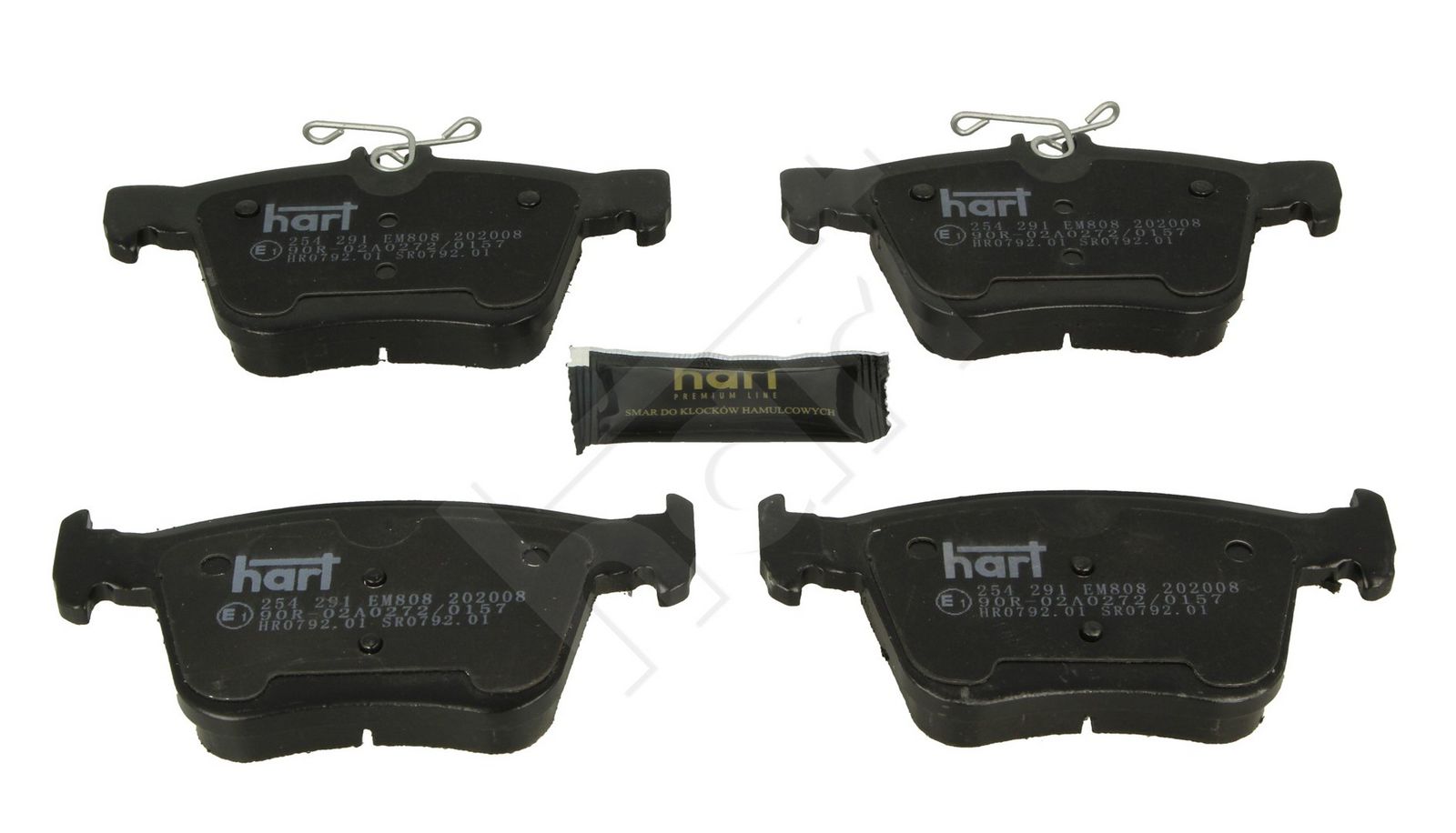 HART 254 291 Brake pad set, disc brake