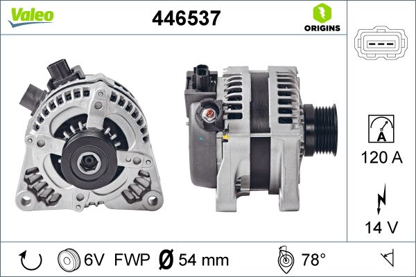 VALEO 446537 Alternator