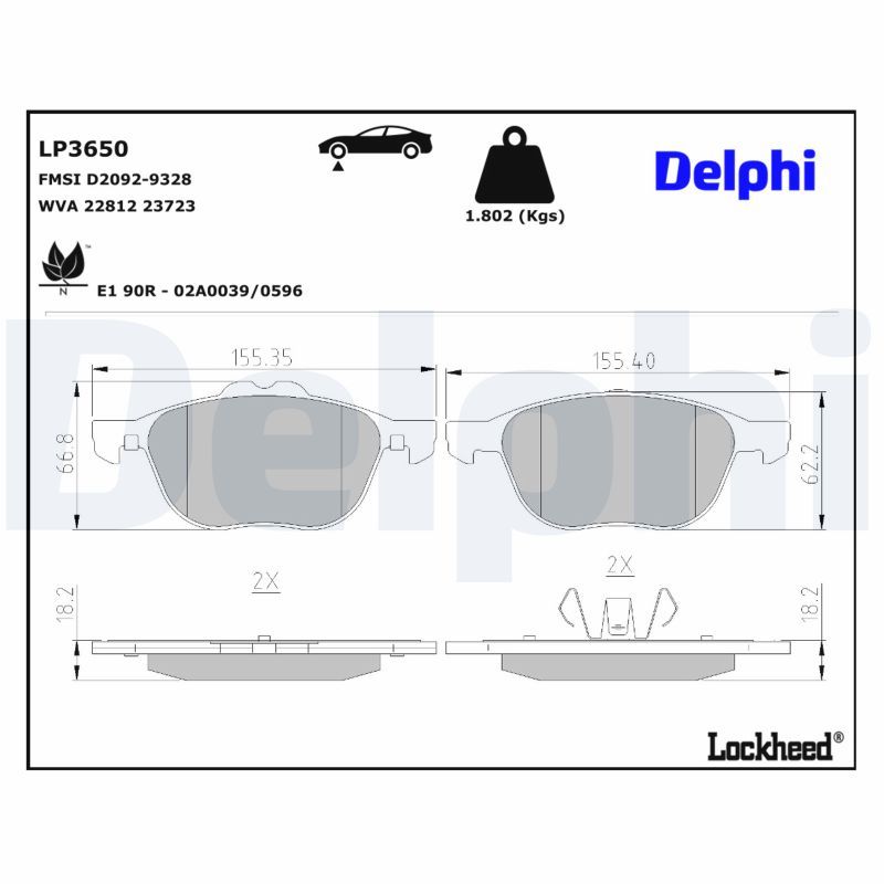 Brake Pad Set, disc brake-2