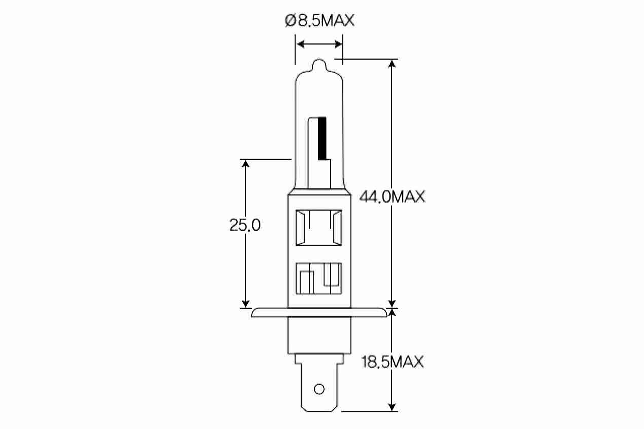 Bulb, high beam headlight-3