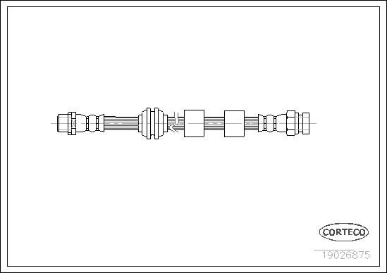 CORTECO 19026875 Brake hose