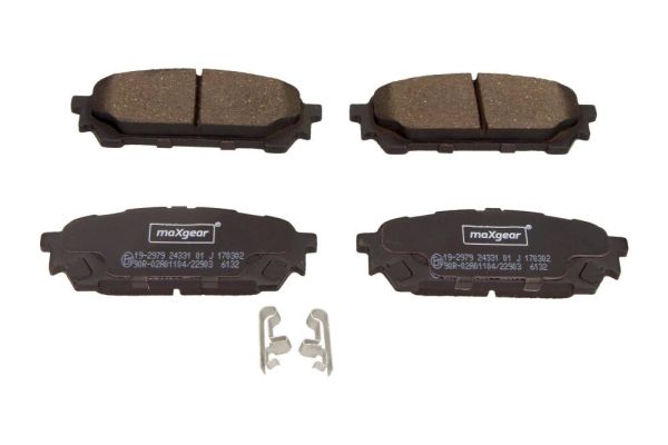 MAXGEAR 19-2979 Brake pad set, disc brake