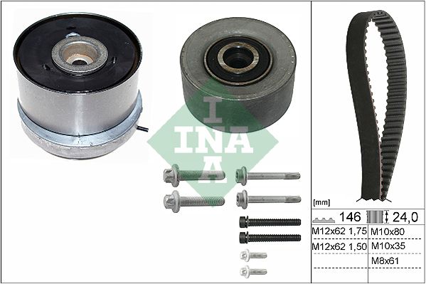 SCHAEFFLER INA 530 0724 10 Timing belt kit