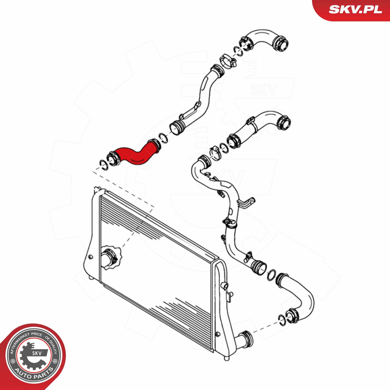 ESEN SKV 24SKV020 Charge air hose
