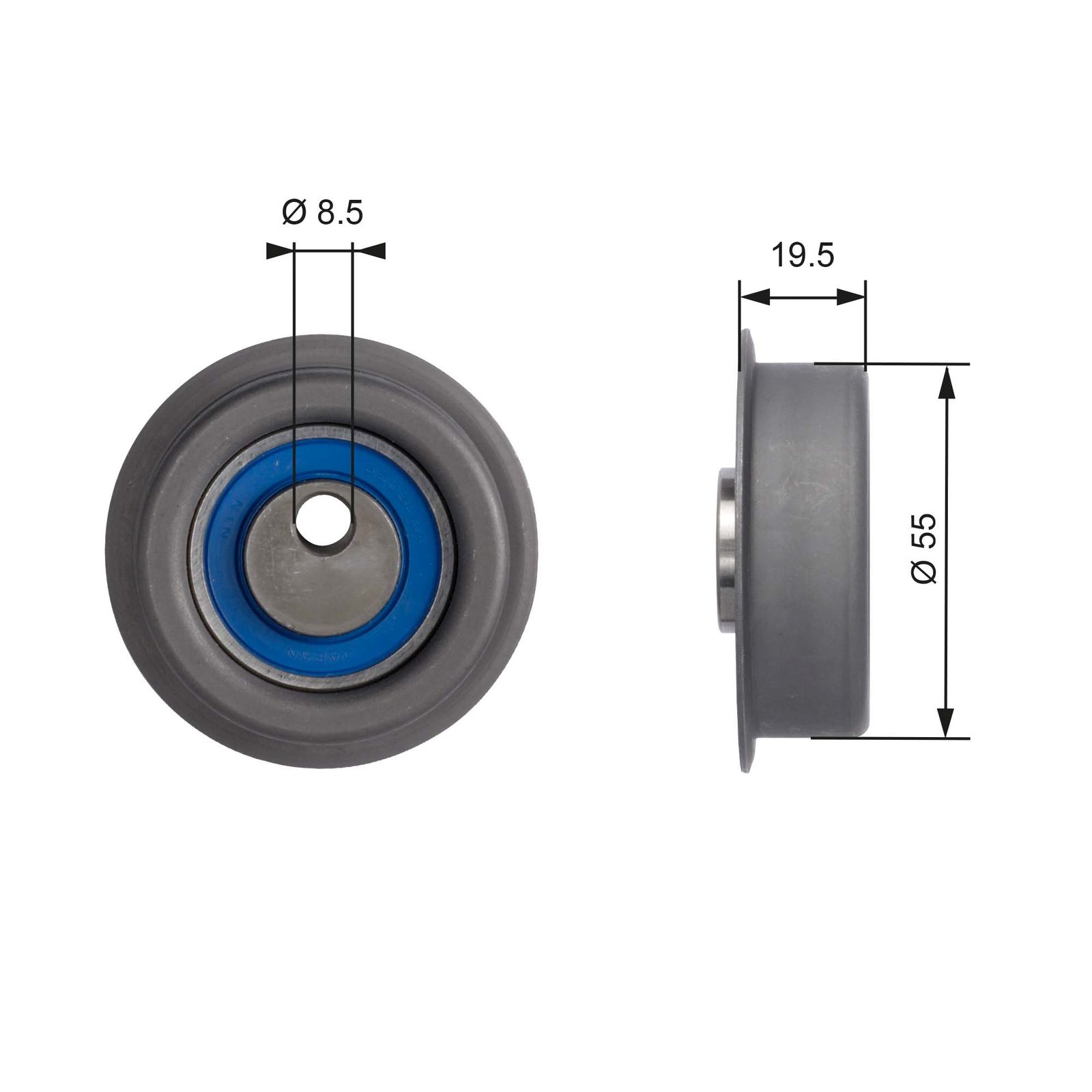 GATES T41047 Tensioner pulley, timing belt