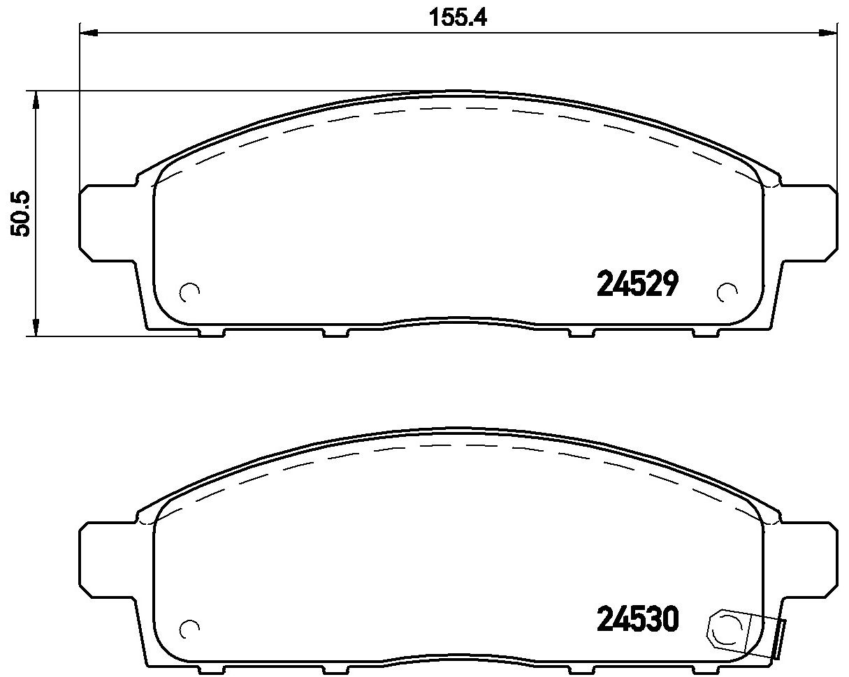 Brake Pad Set, disc brake-1