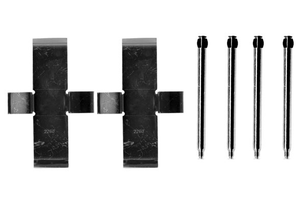 priedų komplektas, diskinių stabdžių trinkelės