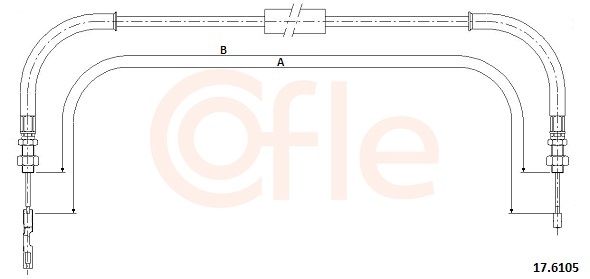 Cable Pull, parking brake-main