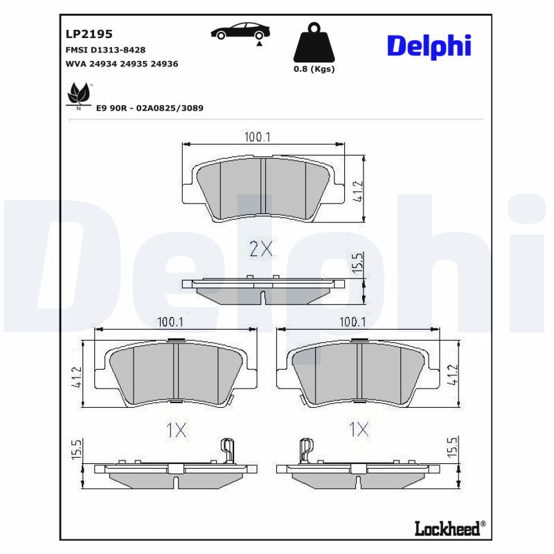 Brake Pad Set, disc brake-2