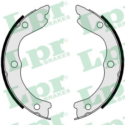 LPR 09730 Brake shoe set, parking brake