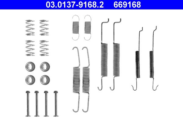 ATE 03.0137-9168.2 Accessory kit, brake shoes