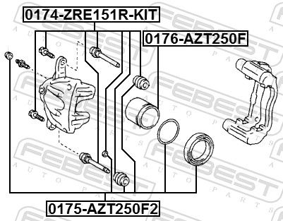Piston, brake caliper-1