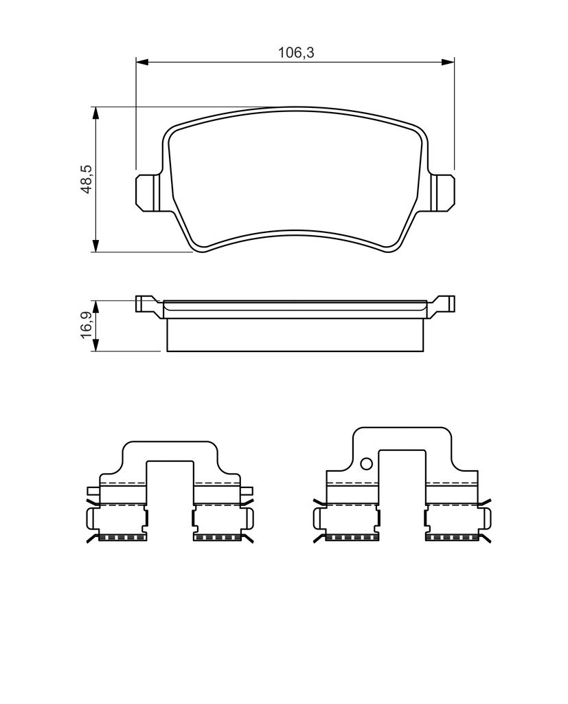 Brake Pad Set, disc brake-4