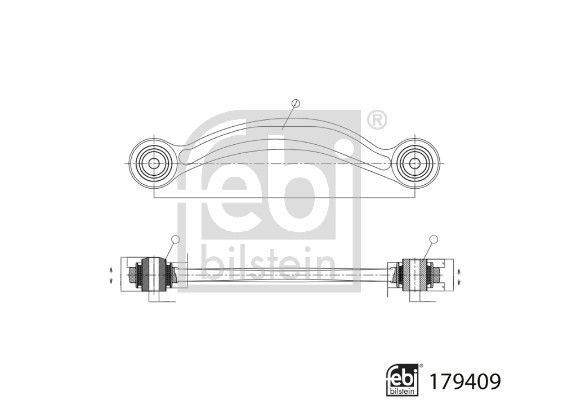 Control/Trailing Arm, wheel suspension-2