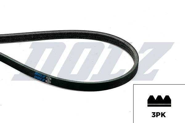 DOLZ 05KD3PK852E V-ribbed belt