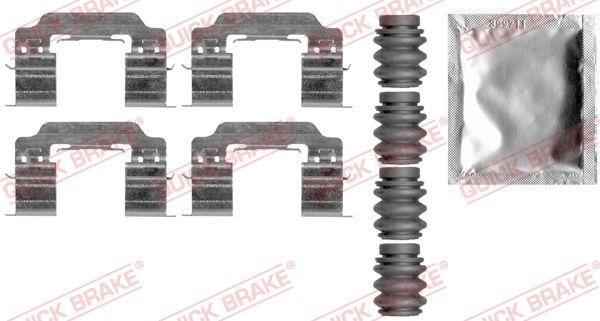 QUICK BRAKE 109-0007 Accessory kit, disc brake pad