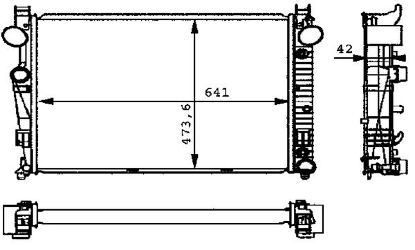 Radiator, engine cooling-1