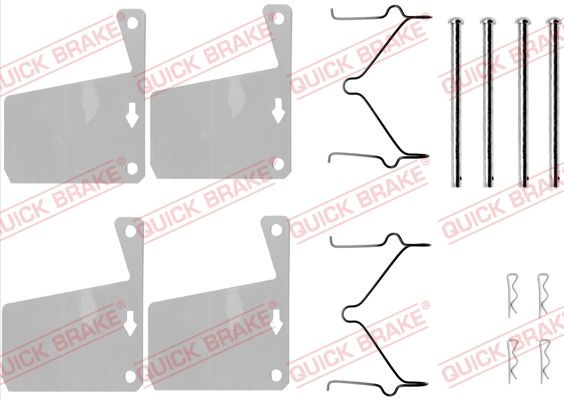 Accessory Kit, disc brake pad