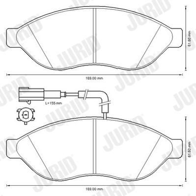 Brake Pad Set, disc brake-1