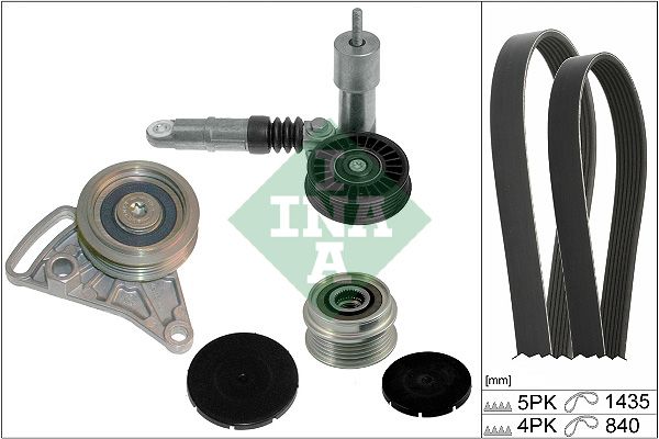 SCHAEFFLER INA 529 0523 20 V-ribbed belt set