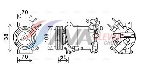Compressor, air conditioning