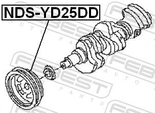 Belt Pulley, crankshaft-1