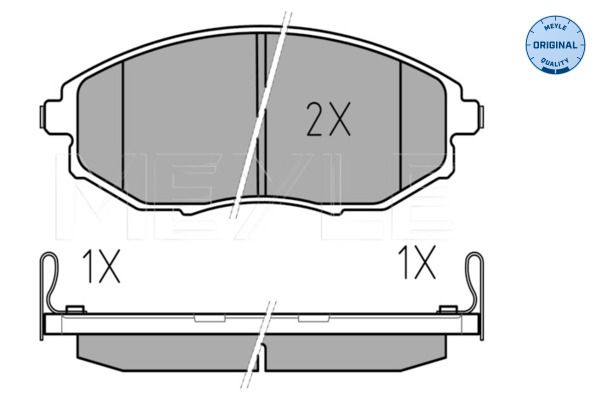 Brake Pad Set, disc brake-1