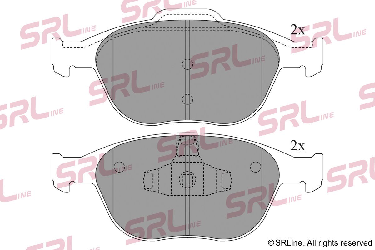 SRLINE S70-0229 Brake pad set, disc brake