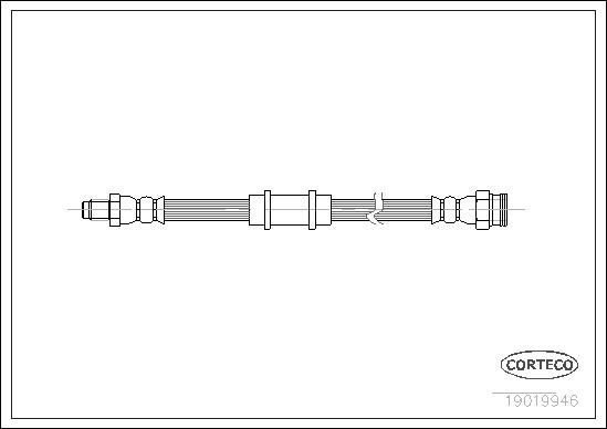 CORTECO 19019946 Brake hose